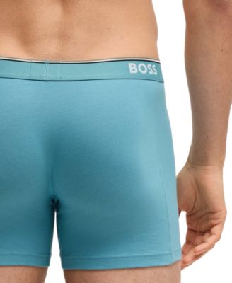 Men's Power 3-Pk. Tipped Logo Waistband Boxer Briefs