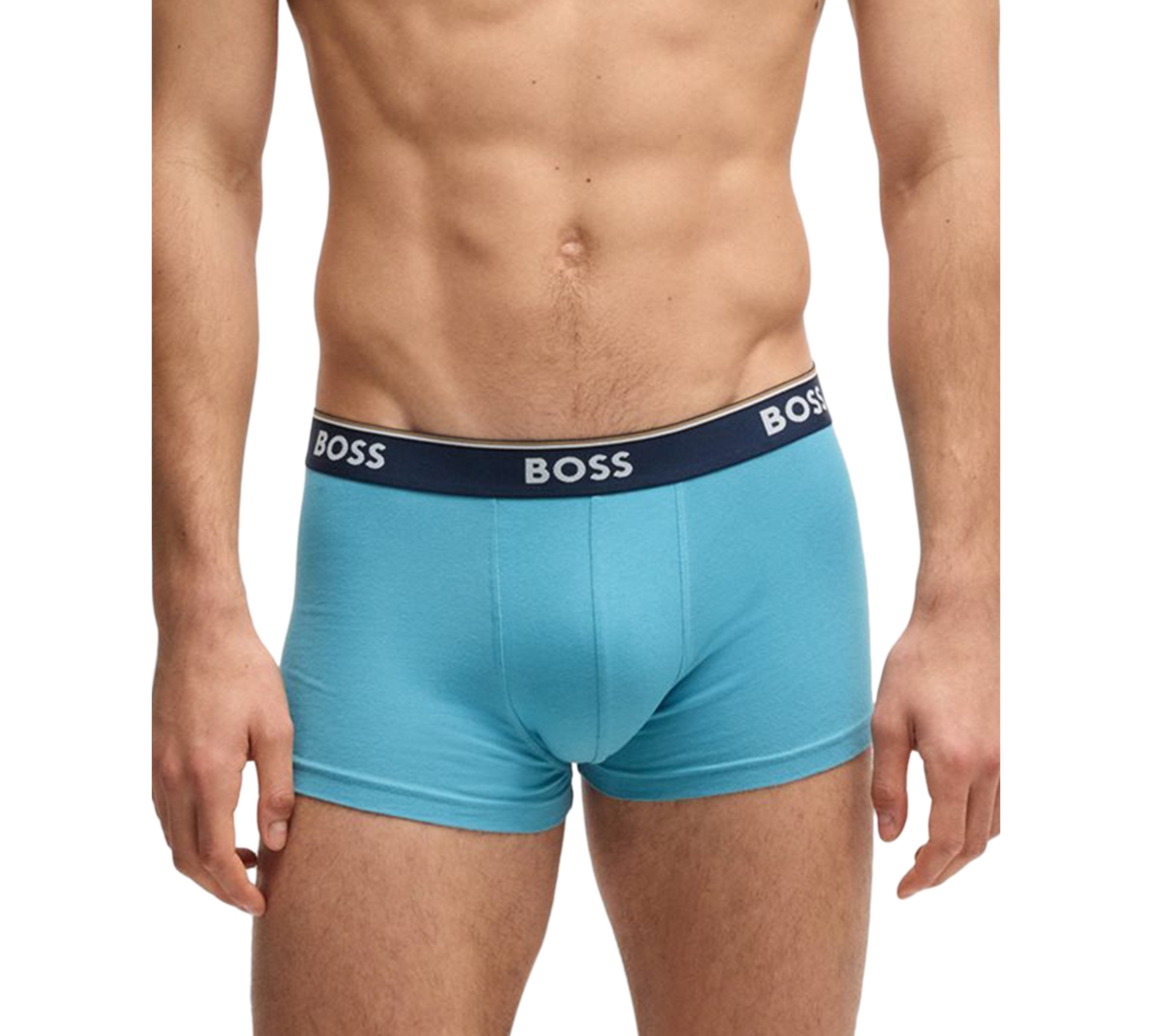 Hugo Boss Boss By  Men's Power 3-pk. Tipped Logo Waistband Trunks In Multi