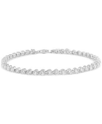 EFFY Collection - Lab Grown Diamond Tennis Bracelet (3 ct. t.w.) in 14k White Gold