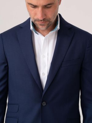 Men's Classic Tailored Wool Blazer