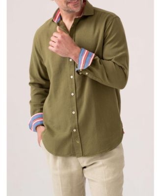 Men's Long Sleeve Brushed Cotton Shirt