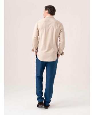 Cotton Cashmere Long Sleeve Shirt