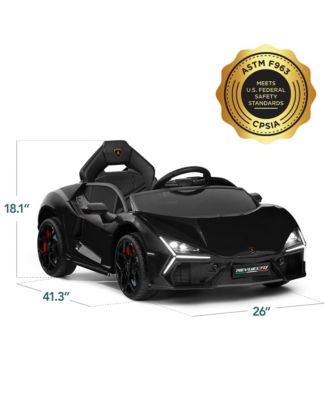 Kids 12V Ride-On Car Officially Licensed Lamborghini Revuelto w/ Remote, LED Lights
