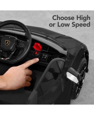 Kids 12V Ride-On Car Officially Licensed Lamborghini Revuelto w/ Remote, LED Lights