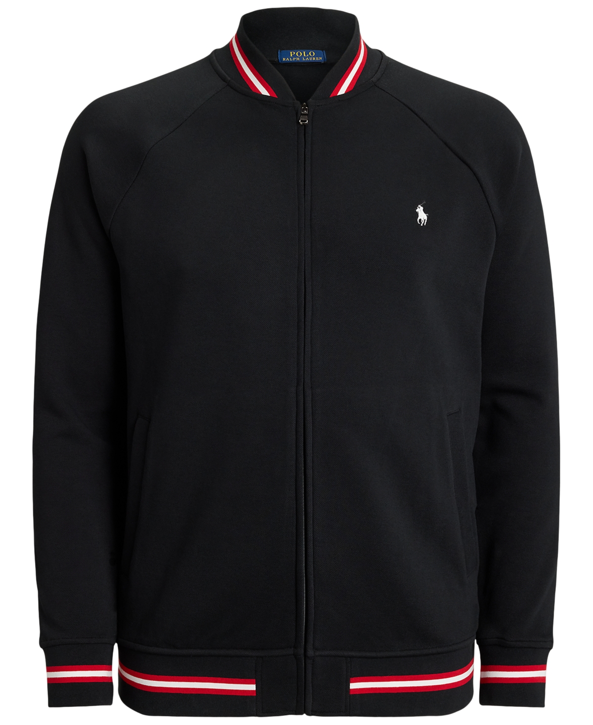 Polo Ralph Lauren Men's Big & Tall Double-Knit Mesh Bomber Jacket