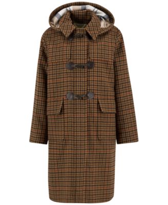 Women's Melody Checkered Hooded Coat