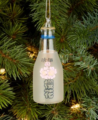 Spirits Glass Sake Bottle Ornament, Macy's Exclusive