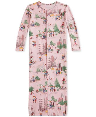 Baby Girls Printed Coveralls