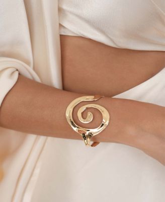 Aura Swirl Cuff Bracelet