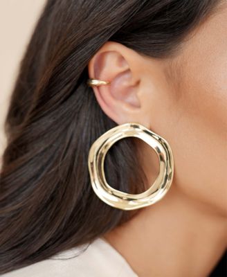 Open Circle Statement Earrings