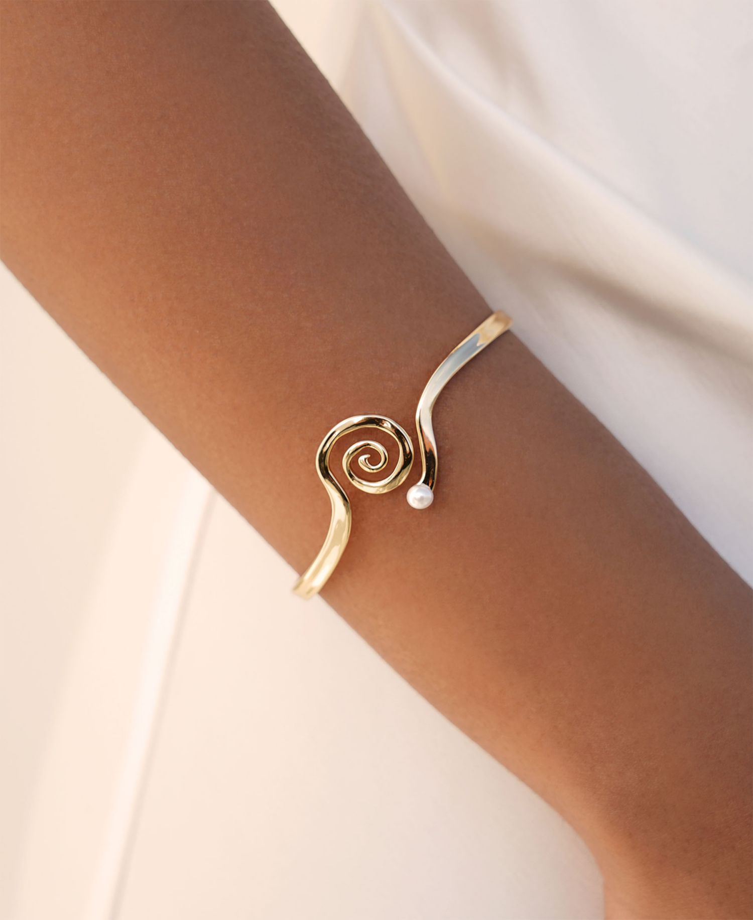 Mini Aura Swirl Cuff Bracelet