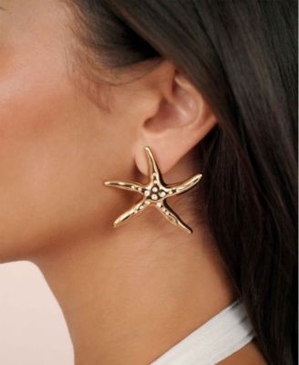 Starfish Luxe Statement Earrings