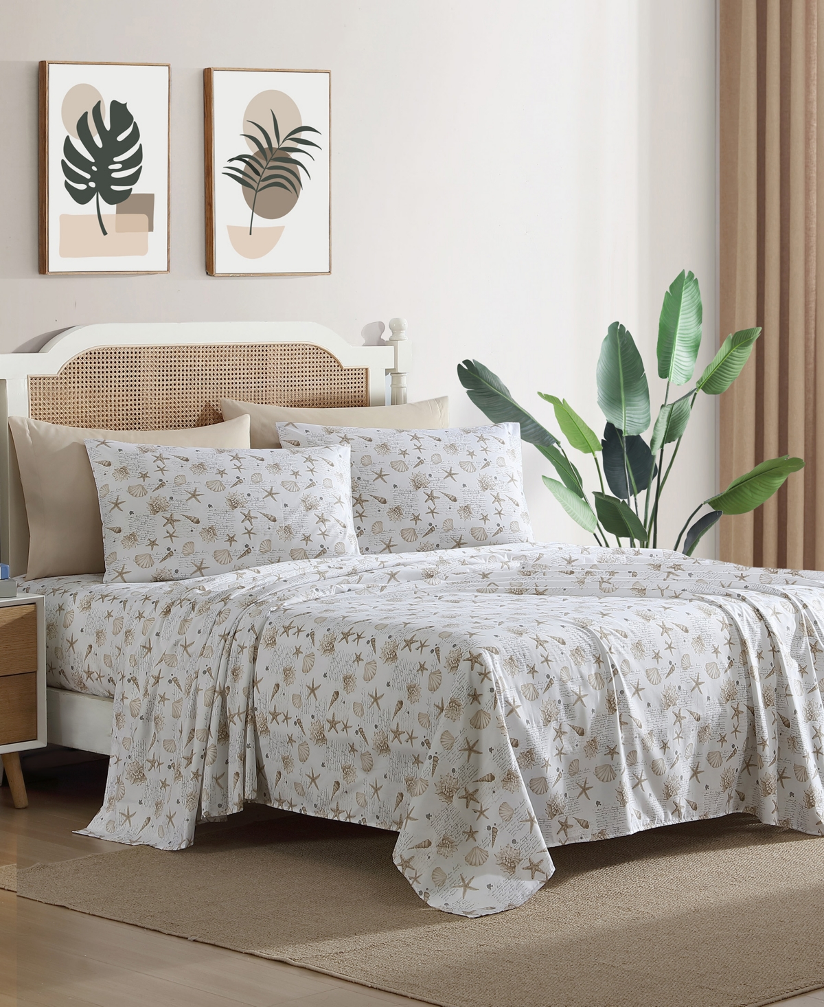 Caribbean Joe Cooling 6-pc. Sheet Set, King