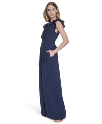 Women's Sleeveless V-Neck Jumpsuit