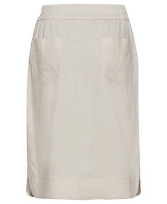 Women's Linen Blend Pull-On Skirt