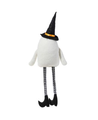 65.25" Halloween Oversized Lighted Fabric Ghost Shelf Sitter