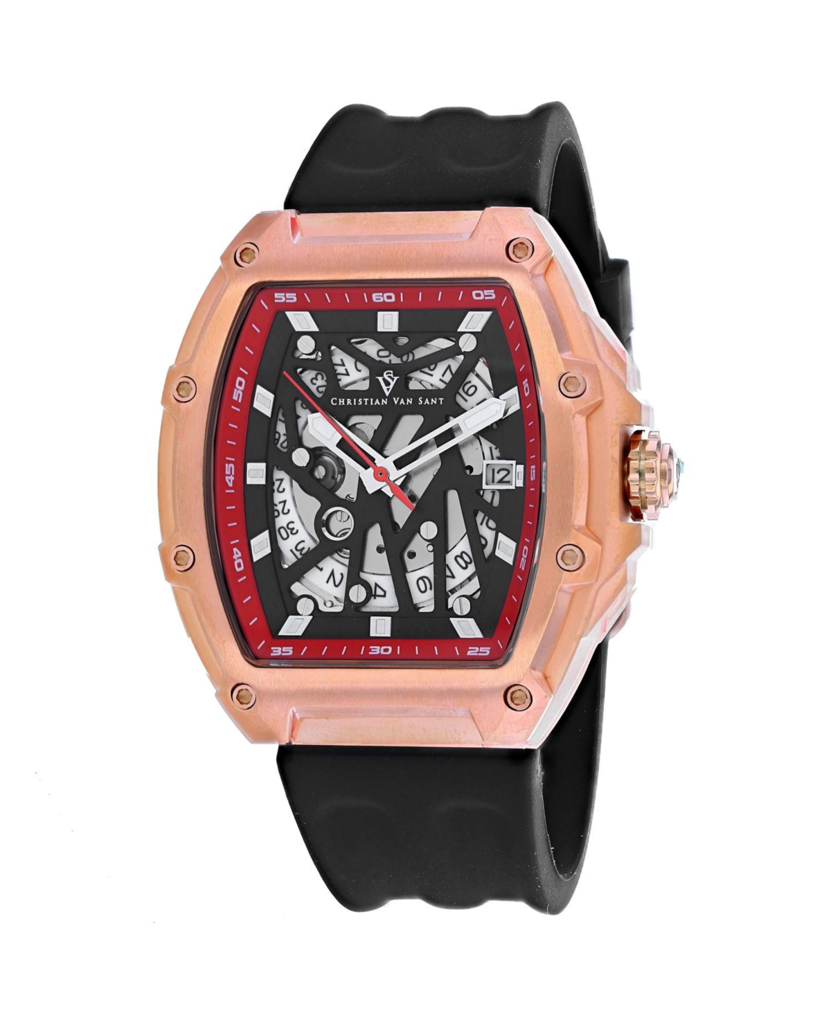 Men's Odyssey Black Dial Watch - CV6194B - Black