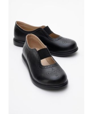 CHELLE Elastic Leather Flat (Women)