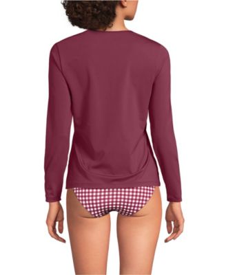 Women's SunShade UPF 50 Long Sleeve Rash Guard Swim Tee