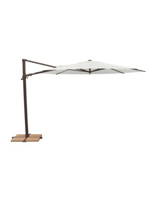 11FT Octagon Cantilever Umbrella with foot pedal, Bronze Frame