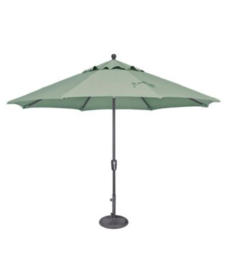 11FT Octagon Patio Umbrella with Push-Button Tilt, Anthracite Frame