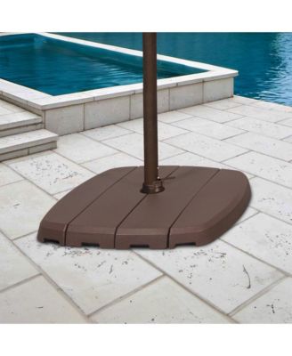 4 Section 28 lbs Resin  Patio Umbrella Base
