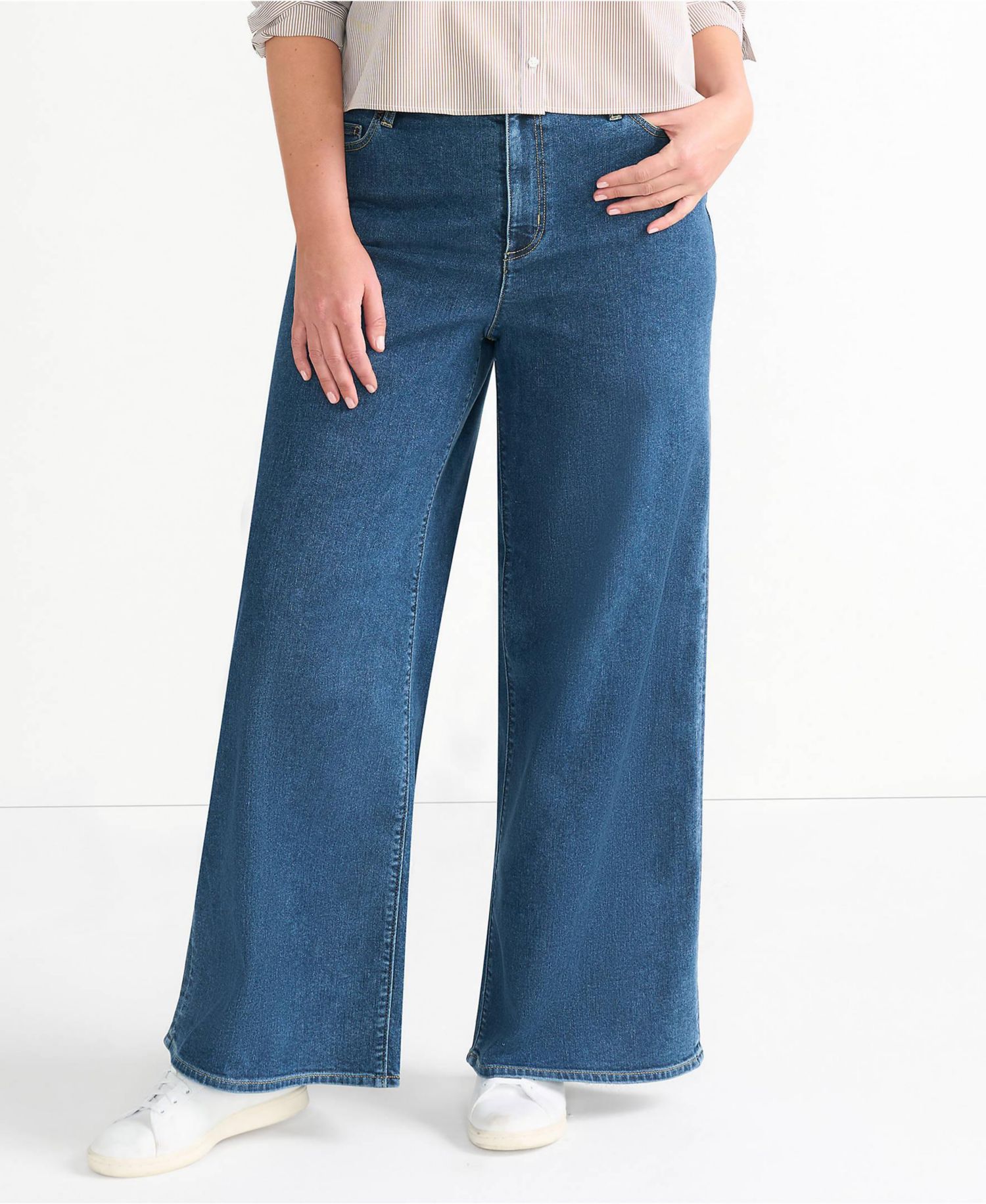 Women's Recover Denim High Rise Extra Wide Leg Jeans