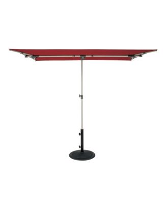 4.95FT x 6.93FT Rectangle Balcony Outdoor Umbrella
