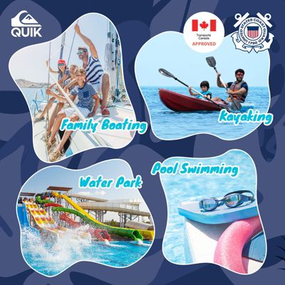 USCG Approved Life Jacket, Evoprene PFD  PVC Foam Swim Vest