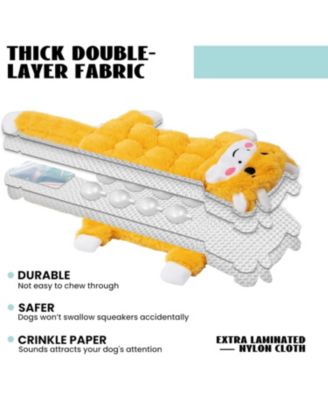 Dog Squeaky Toys, Christmas gift,Durable Dog Chew Toys for Aggressive Chewers, No Stuffing Dog Toys for Small, Medium, and Large Dogs