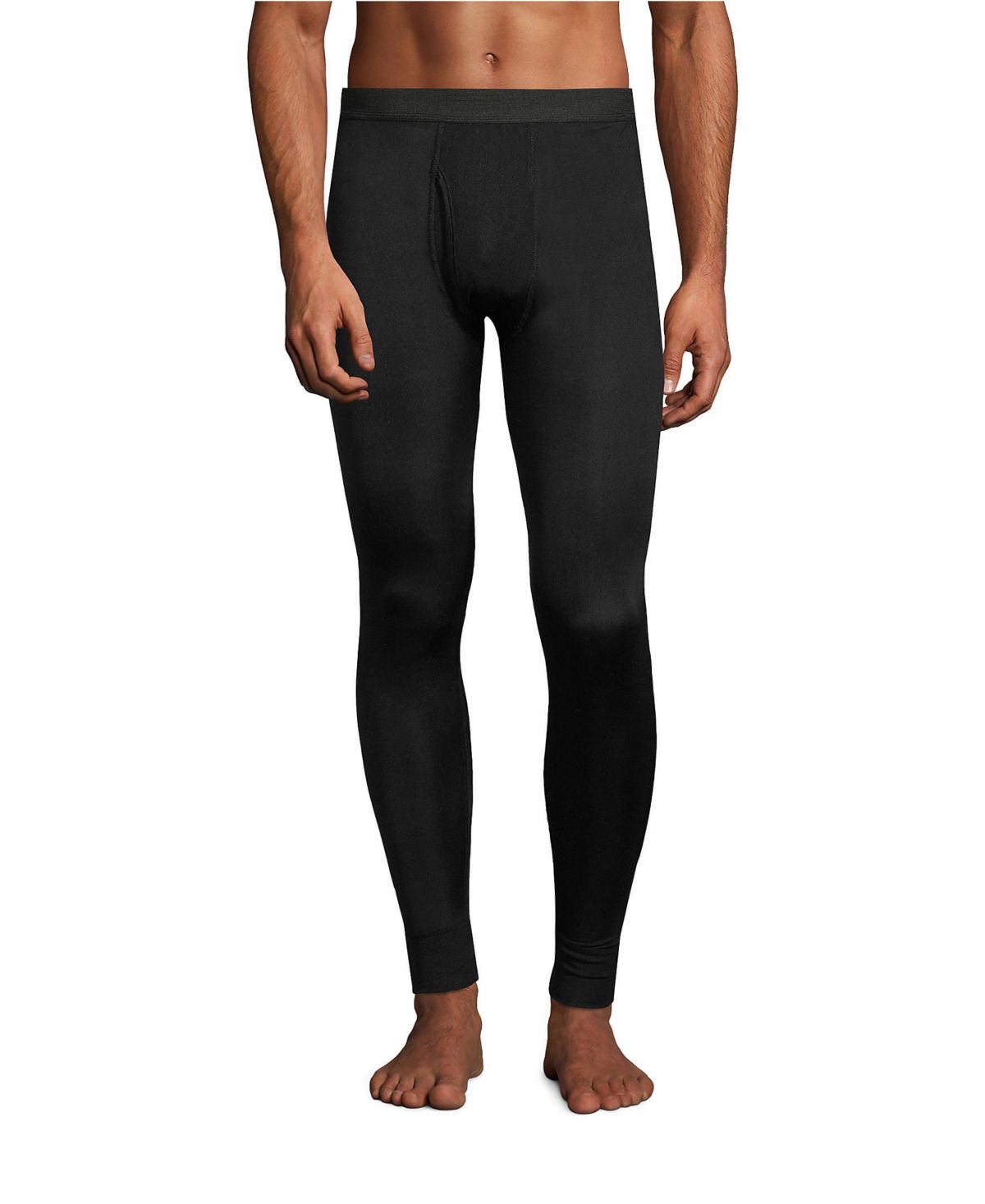 Мужские высокие шелковые длинные брюки для нижнего белья