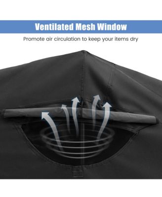 11.2' x 4.5' x 6.3' Waterproof Motorbike Storage Tent Outdoor Motorcycle Shelter