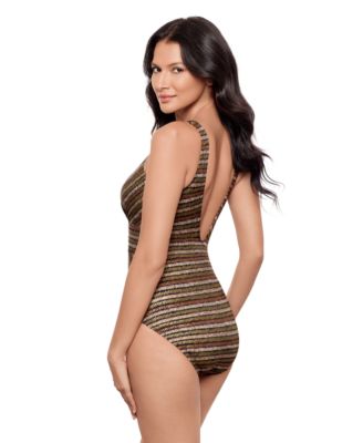 Women's Sparkle Sands Odyssey Tummy-Control One-Piece Swimsuit