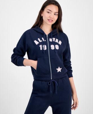 Planet Heart - Juniors' All-Star 1990 Zip-Front Hoodie