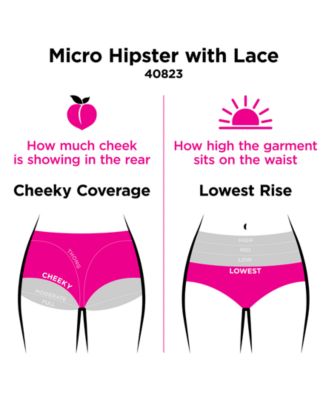 Scalloped Lace Hipster Underwear 40823