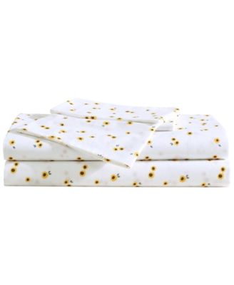 Printed 100% Cotton Percale 4-Pc. Sheet Set, Queen