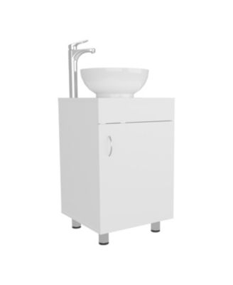 Vicksburg 1-Door 4-Leg Bathroom Vanity Cabinet
