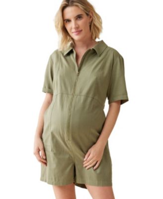 Maternity Ingrid + Isabel Short Utility Coverall