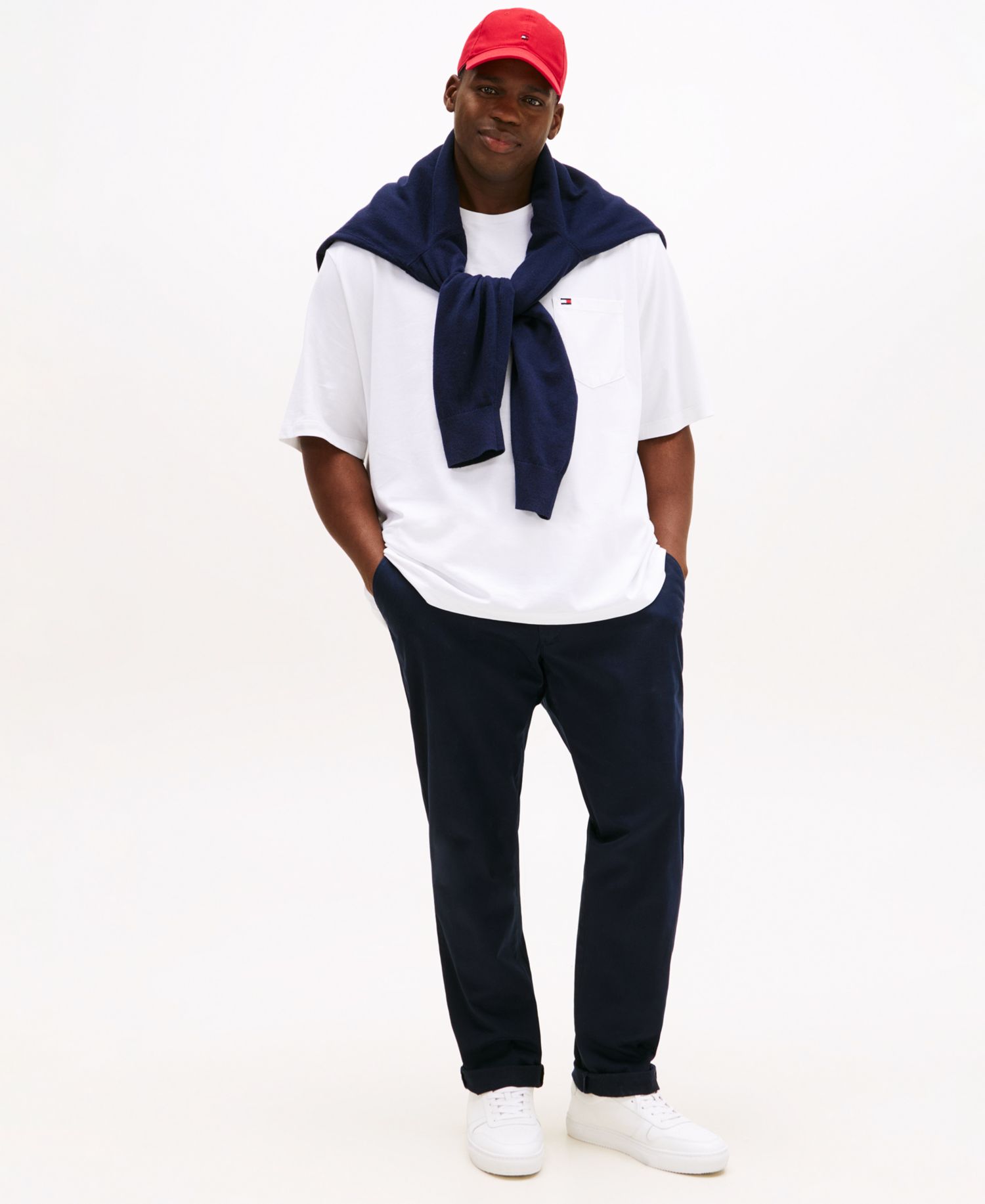 Men's Big & Tall Tommy Crew Neck Pocket T-Shirt