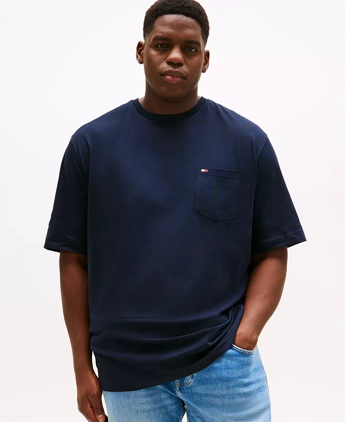 Men's Big & Tall Tommy Crew Neck Pocket T-Shirt