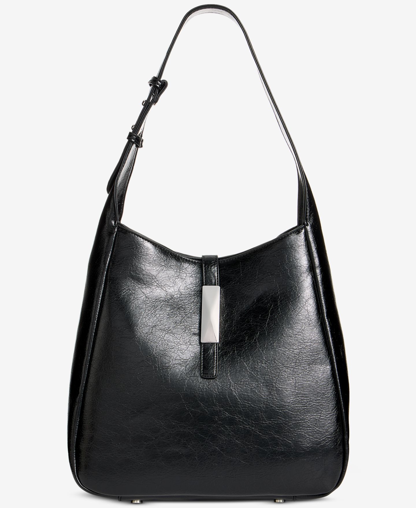 Женская сумка I.N.C. International Concepts Salee Glazed Shoulder, цвет: Чёрный — фото 2