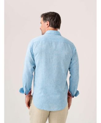 Men's Cotton Long Sleeve Linen Shirt