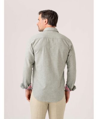 Men's Cotton Long Sleeve Linen Shirt