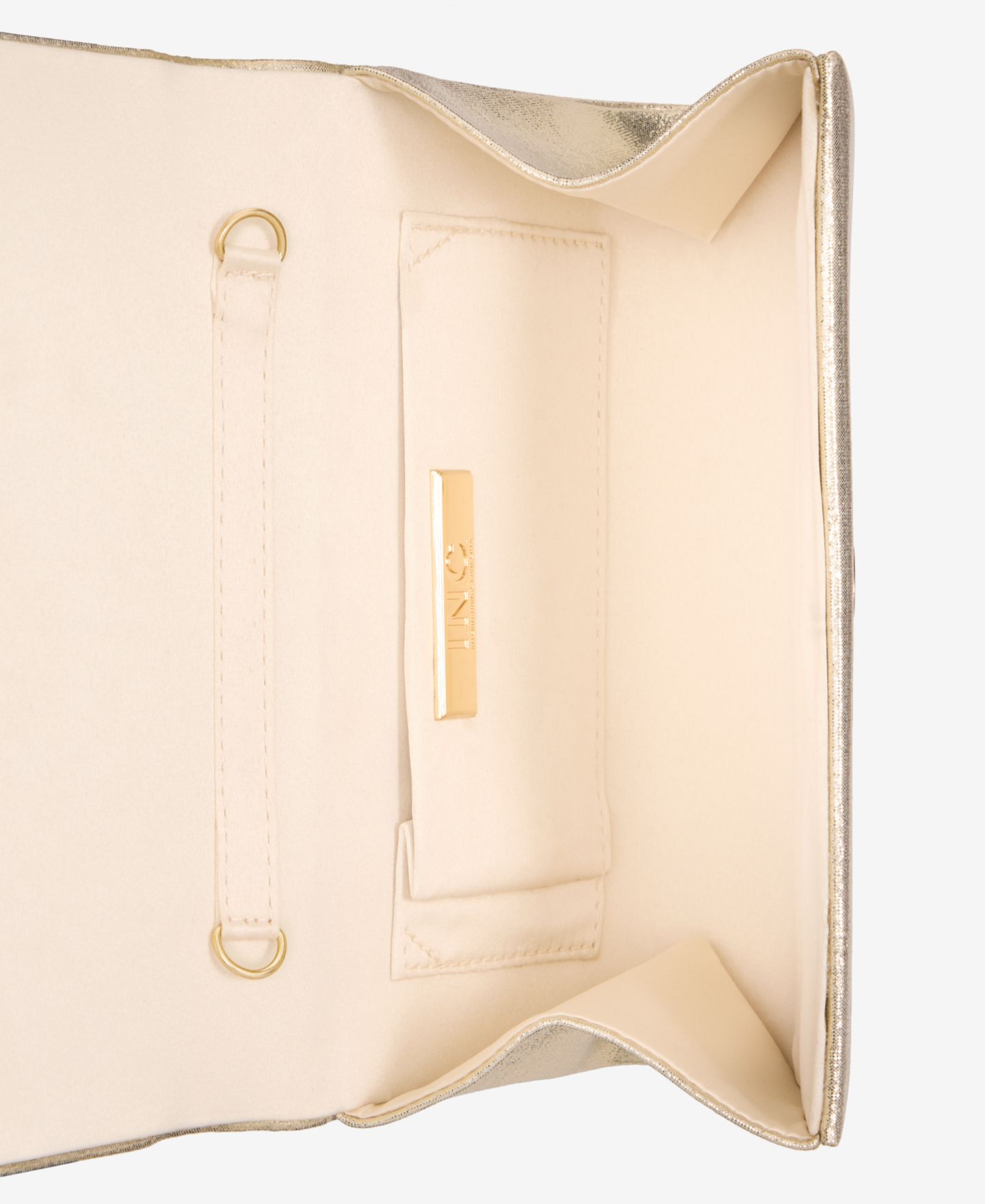 Женский клатч I.N.C. International Concepts Caitlin Satin and Crystal Clutch, цвет: Золотой — фото 5