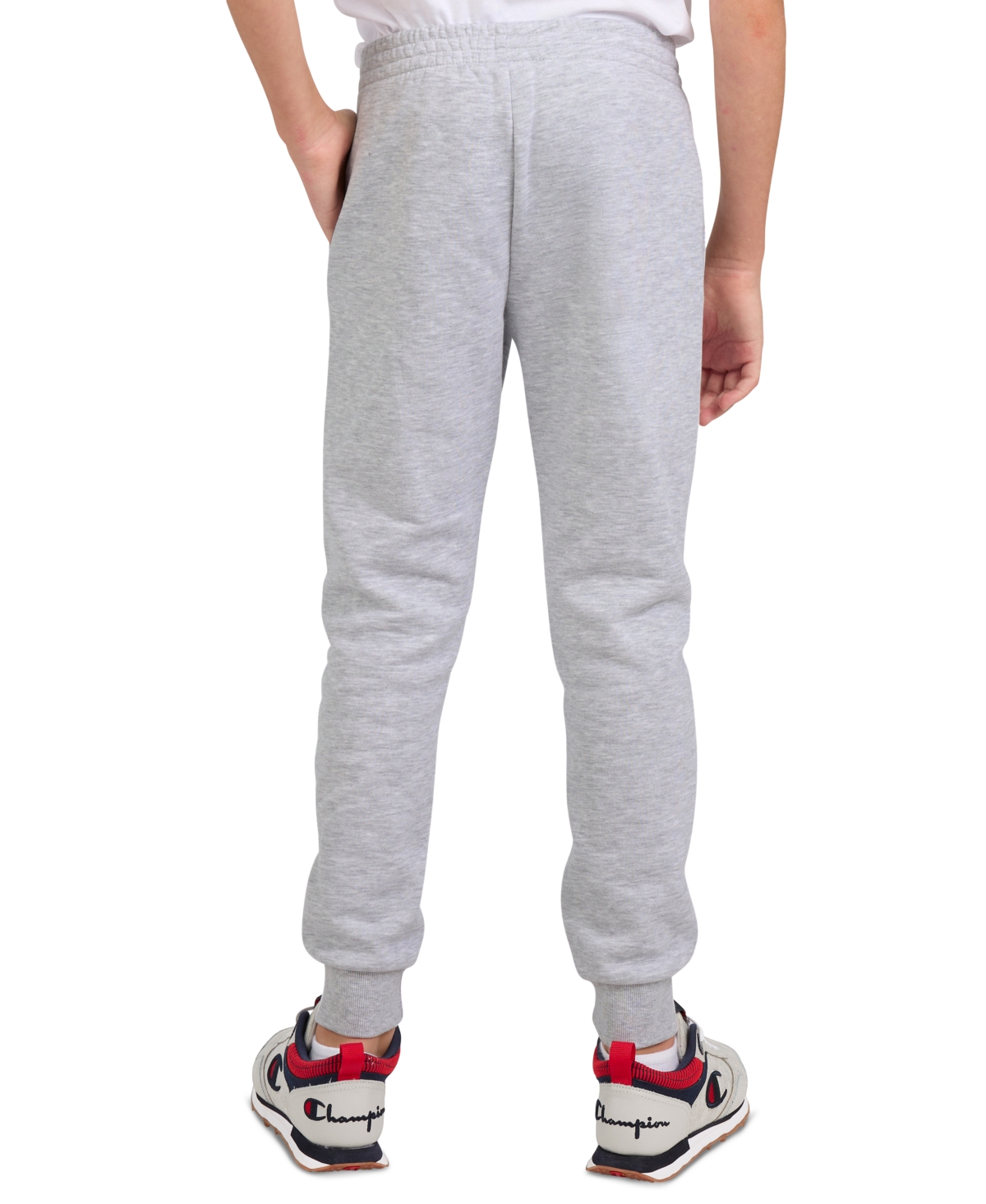 Champion Big Boys Signature Fleece Jogger Pants In Gray