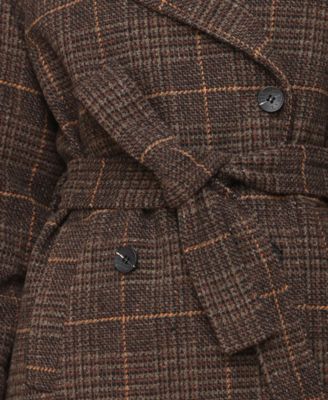 Women's Double-Breasted Belted Coat