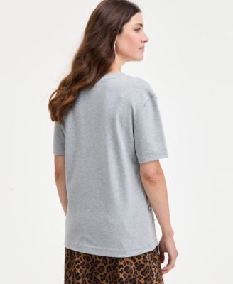 Women's Cotton Embellished Short-Sleeve T-Shirt, Macy's Exclusive 