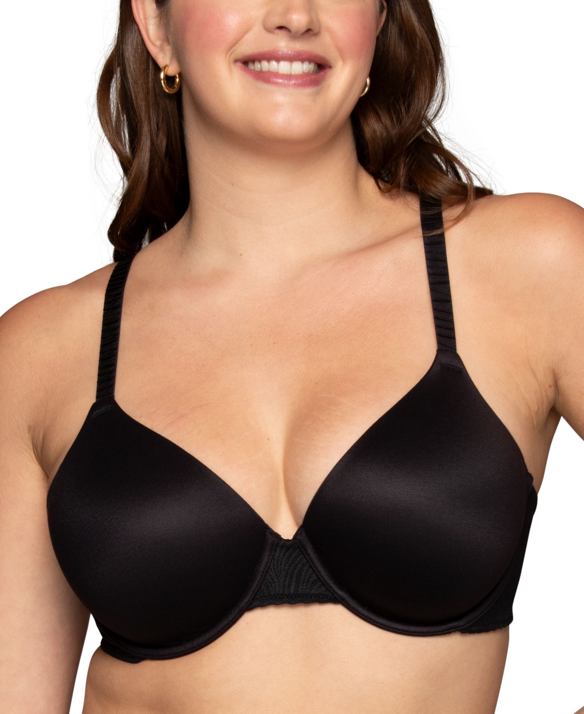 Vanity Fair Women's Effortless Underwire Bra 0078165 In Black