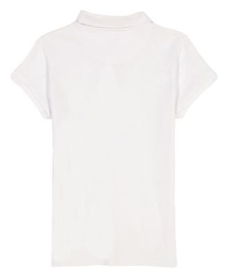 Little Girls Short Sleeve Interlock Polo Shirt