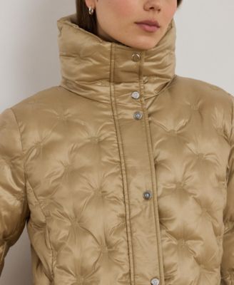 Women's Embroidered Puffer Coat